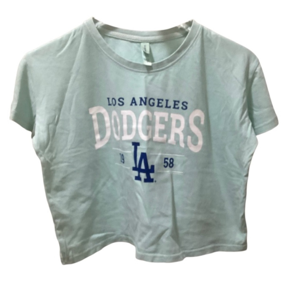 MLB U.S. Apparel “Los Angeles Dodgers” Graphic Crop Top (NWT) (Size: Small) - Picture 4 of 9